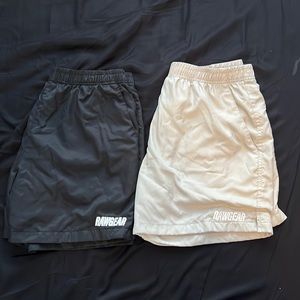 Raw gear shorts like new both size medium
